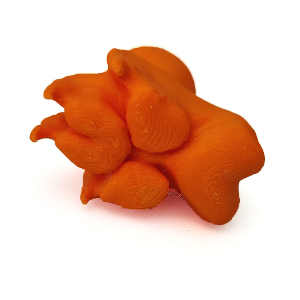 Lebensgroßer Goldschakalfuß Stempel