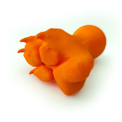 Lebensgroßer Goldschakalfuß Stempel